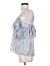 Miss Me 100% Polyester Blue Sleeveless Blouse Size S - photo 5