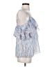 Miss Me 100% Polyester Blue Sleeveless Blouse Size S - photo 4
