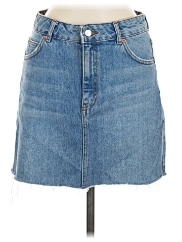Topshop Denim Skirt (view 1)