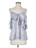 Miss Me 100% Polyester Blue Sleeveless Blouse Size S - photo 1