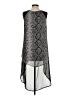 Contrast Silver Sleeveless Blouse Size S - photo 2