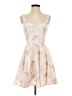Shein 100% Polyester Floral Pink Cocktail Dress Size S - photo 1