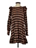 Zara Plaid Brown Casual Dress Size S - photo 1