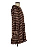 Zara Plaid Brown Casual Dress Size S - photo 4