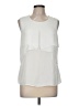 Laundry by Shelli Segal Ivory Sleeveless Blouse Size 8 - photo 1