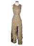 Sancia Metallic Tan Jumpsuit Size S - photo 1