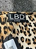 LBD by Design 100% Polyester Animal Print Gold Long Sleeve Blouse Size L - photo 3