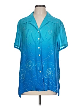 August Silk Short Sleeve Silk Top