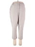 Talbots Solid Gray Ivory Casual Pants Size 18 - photo 1