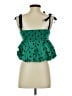 Zara Green Sleeveless Blouse Size S - photo 2