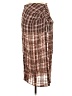 Zara Plaid Brown Casual Skirt Size S - photo 1
