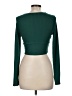 Shein Green Long Sleeve Top Size 6 - photo 2