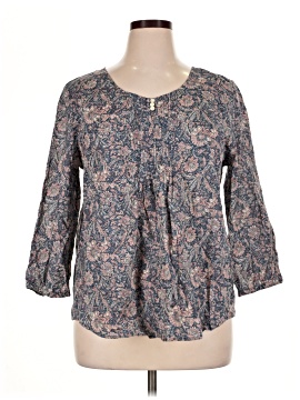 L Rl Lauren Active Ralph Lauren 3/4 Sleeve Blouse