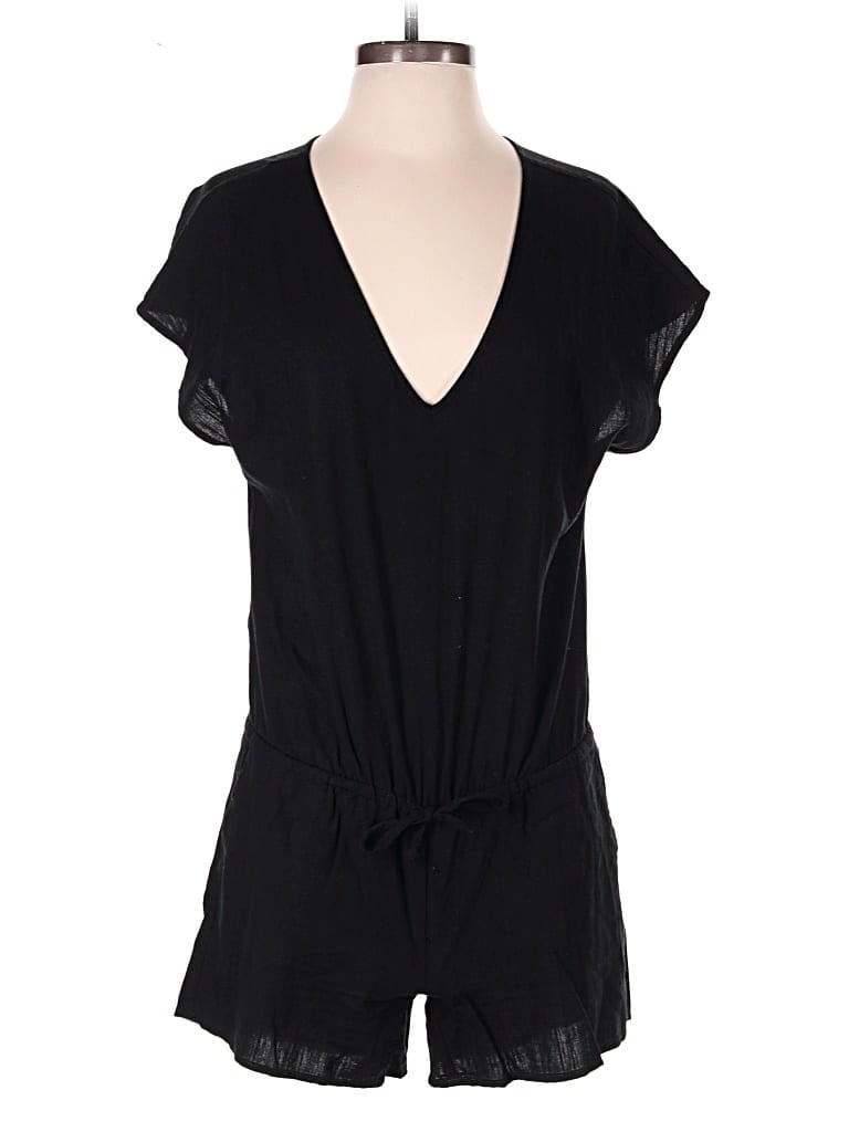Pre-owned Jcrew Romper In Black