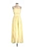 Unbranded 100% Polyester Yellow Cocktail Dress Size 8 - photo 1
