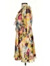 o.p.t 100% Polyester Print Yellow Casual Dress Size XS - photo 5