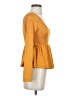 Olivia Rae Yellow Long Sleeve Top Size XS - photo 4