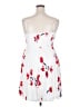 Old Navy 100% Rayon Hearts White Casual Dress Size XXL - photo 2