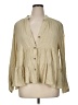 Zara Tan Long Sleeve Blouse Size XL - photo 1