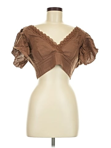 Love Tree Short Sleeve Blouse (view 1)