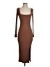 Dynamite Brown Casual Dress Size XS - photo 1
