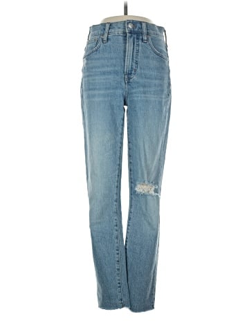 Madewell The Perfect Vintage Jean in Coney Wash: Destroyed Edition (view 1)