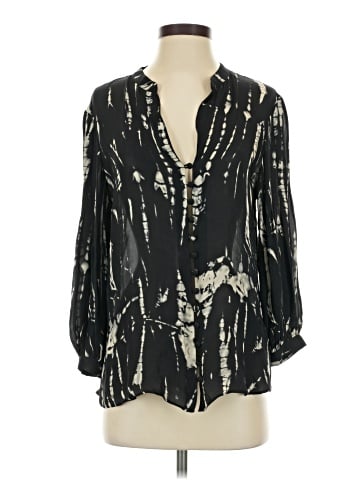 Parker 3/4 Sleeve Silk Top (view 1)