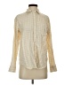 Everlane 100% Cotton Houndstooth Ivory Long Sleeve Blouse Size 2 - photo 1