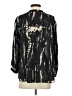 Parker 100% Silk Black 3/4 Sleeve Silk Top Size S - photo 2
