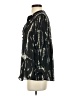 Parker 100% Silk Black 3/4 Sleeve Silk Top Size S - photo 5