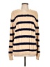 Lands' End Stripes Tan Pullover Sweater Size L (tall) - photo 1