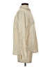 Everlane 100% Cotton Houndstooth Ivory Long Sleeve Blouse Size 2 - photo 4