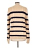 Lands' End Stripes Tan Pullover Sweater Size L (tall) - photo 2