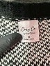 Cozy Casuals 100% Acrylic Checkered-gingham Black Pullover Sweater Size 1X - photo 7