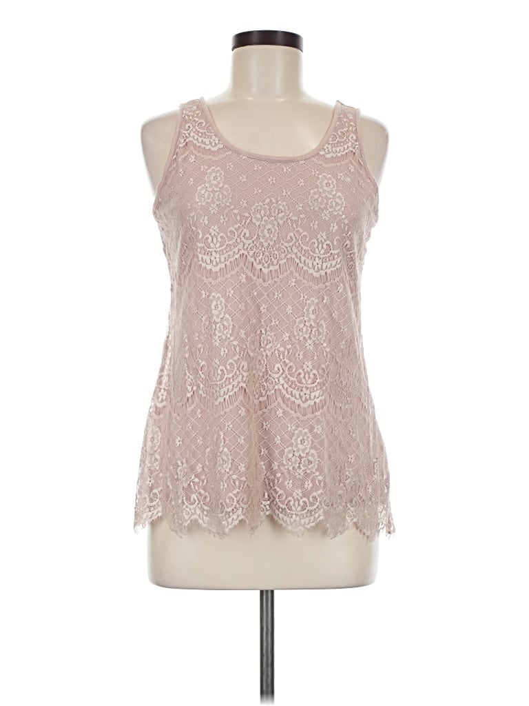 Pre-owned Maurices Tank Top Pink Halter Neckline Tops