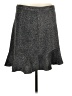 MICHAEL Michael Kors Chevron-herringbone Gray Casual Skirt Size L - photo 1