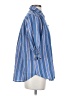 Finley Stripes Blue 3/4 Sleeve Button-Down Shirt Size XS - photo 4