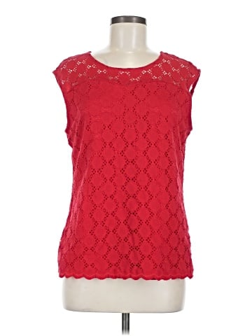 Roz & Ali Sleeveless Blouse (view 1)