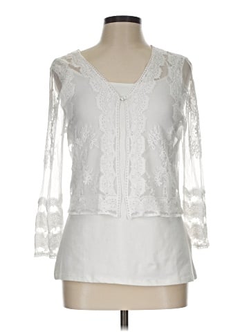 Rabbit Rabbit Rabbit Designs 3/4 Sleeve Blouse (view 1)