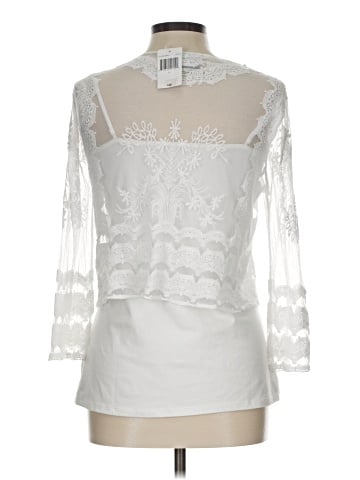 Rabbit Rabbit Rabbit Designs 3/4 Sleeve Blouse (view 2)