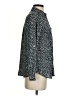 Ann Taylor LOFT Animal Print Blue Long Sleeve Blouse Size S (petite) - photo 4