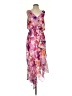 Xscape 100% Polyester Floral Purple Cocktail Dress Size 4 - photo 1