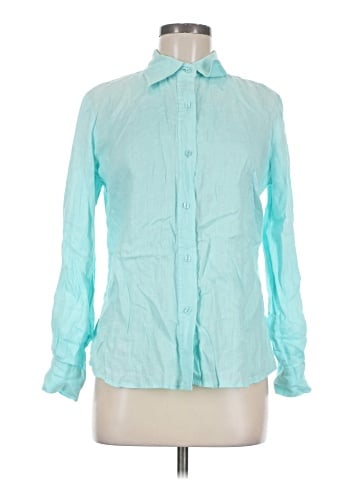 Dana Buchman Long Sleeve Button-Down Shirt (view 1)