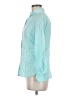 Dana Buchman Teal Long Sleeve Button-Down Shirt Size 8 Petite - photo 5