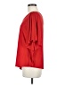 H By Halston Red Short Sleeve Blouse Size M - photo 5