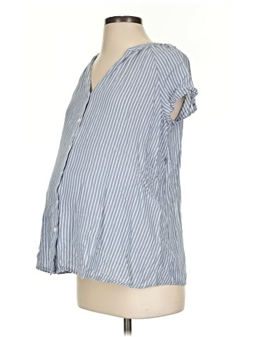 Isabel Maternity Short Sleeve Blouse (view 1)