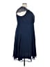 ASOS 100% Polyester Blue Cocktail Dress Size 20 - photo 4