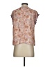 T Tahari 100% Polyester Brown Short Sleeve Blouse Size XS - photo 2