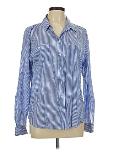 Ann Taylor LOFT Outlet Long Sleeve Button-Down Shirt (view 1)
