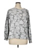 Ellen Tracy Paisley Silver Pullover Sweater Size XL - photo 1